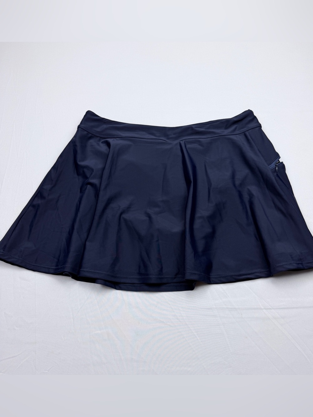 Baleaf Navy Skater Athletic Skirt with Built-In Shorts